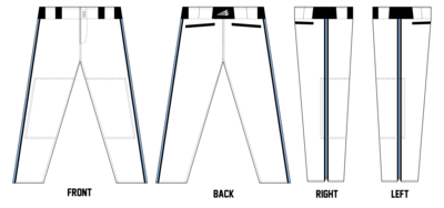 Adrian Dirtbags Stacheman Elite Custom Long Pants #BP7A