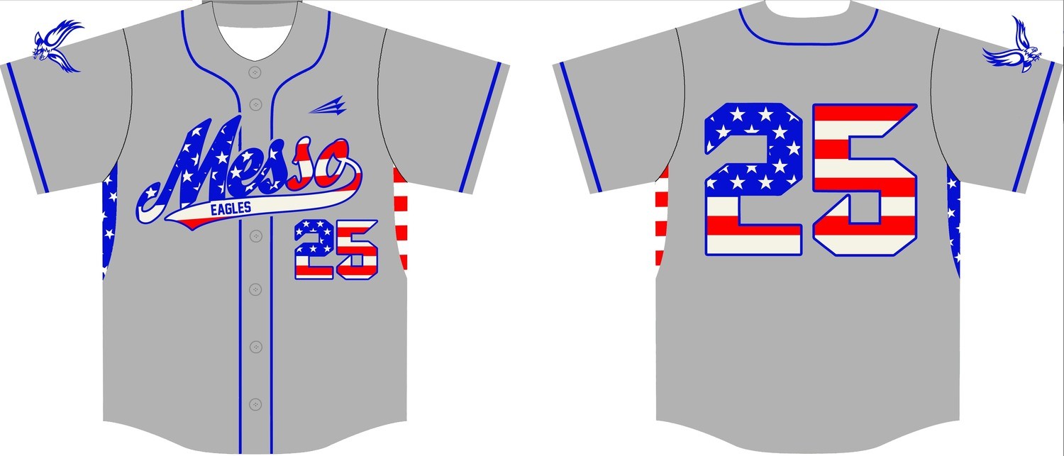 Messalonskee Custom Baseball Jersey Design #1