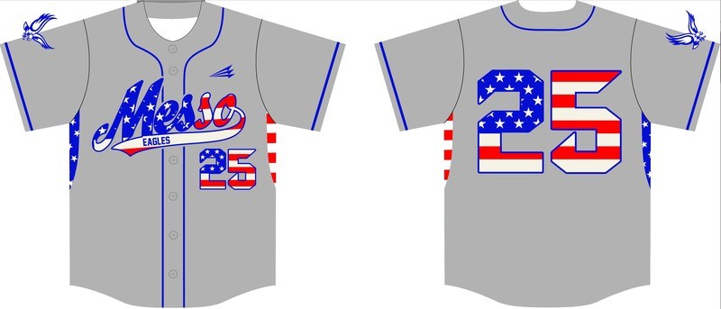 Messalonskee Custom Baseball Jersey Design #1