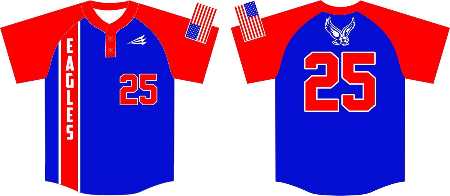 Messalonskee Custom Baseball Jersey Design #3