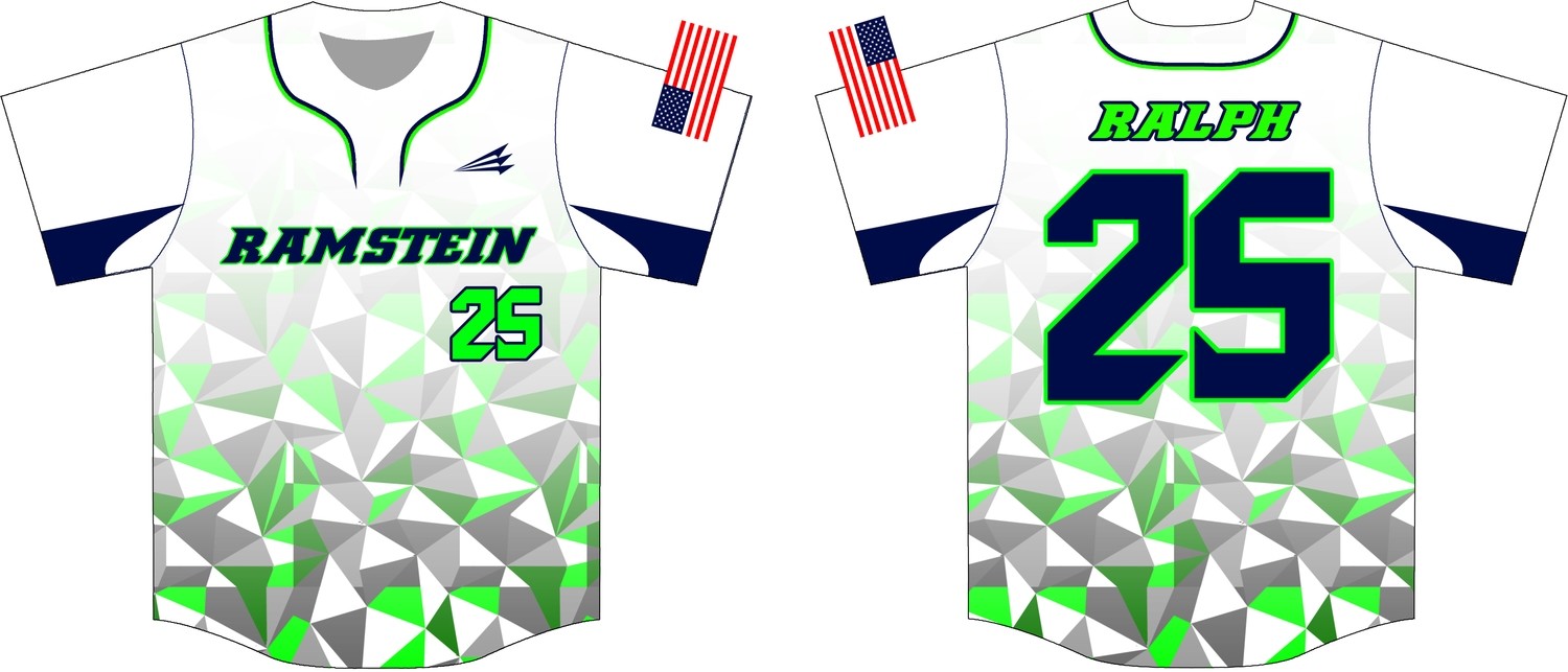 Ramstein All-Stars Custom Baseball Jersey Design #1