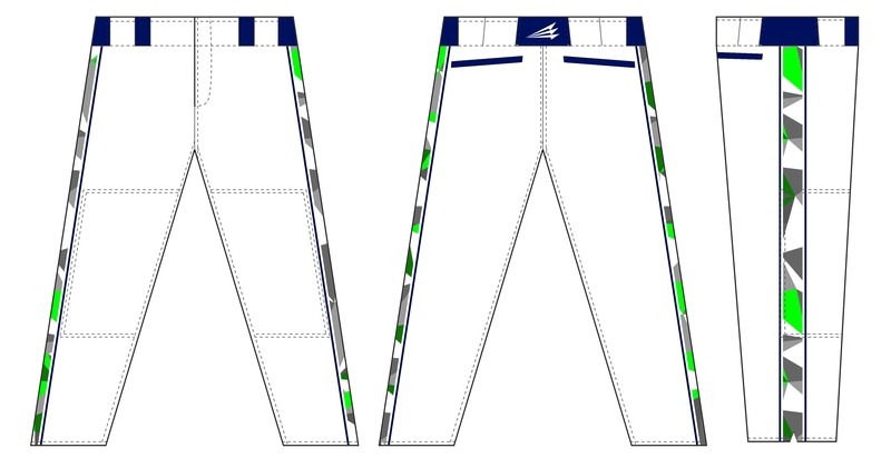 Ramstein All-Stars Custom Baseball Pants Design #1 (FULL-LENGTH)