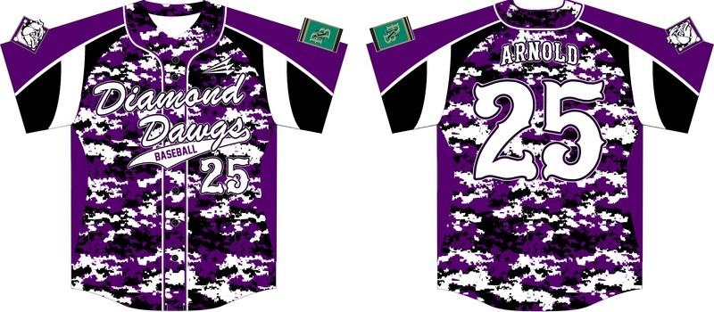 Diamond Dawgs Baseball Jersey  #2