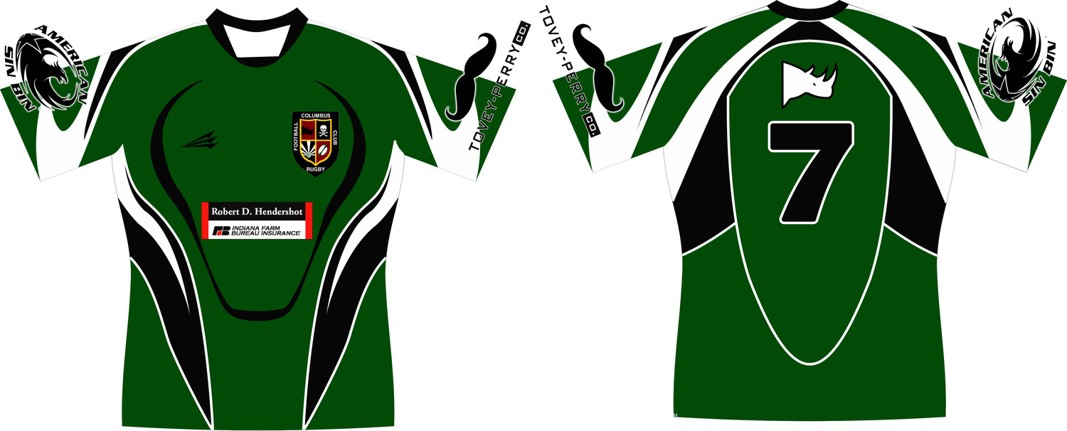 Columbus Rhinos Rugby Jersey