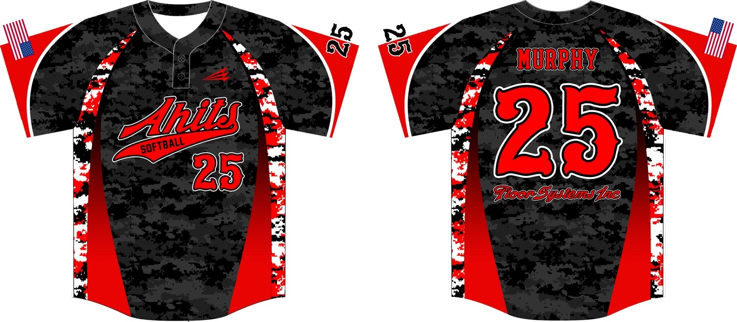 AHITS Softball Baseball Jersey Design 3A