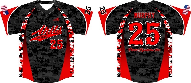 AHITS Softball Baseball Jersey Design 3A