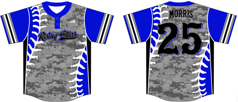 Rising Stars Custom Jersey Design #8