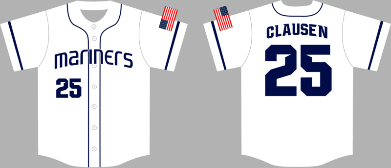 MS Mariners Custom Game Jersey Design #3