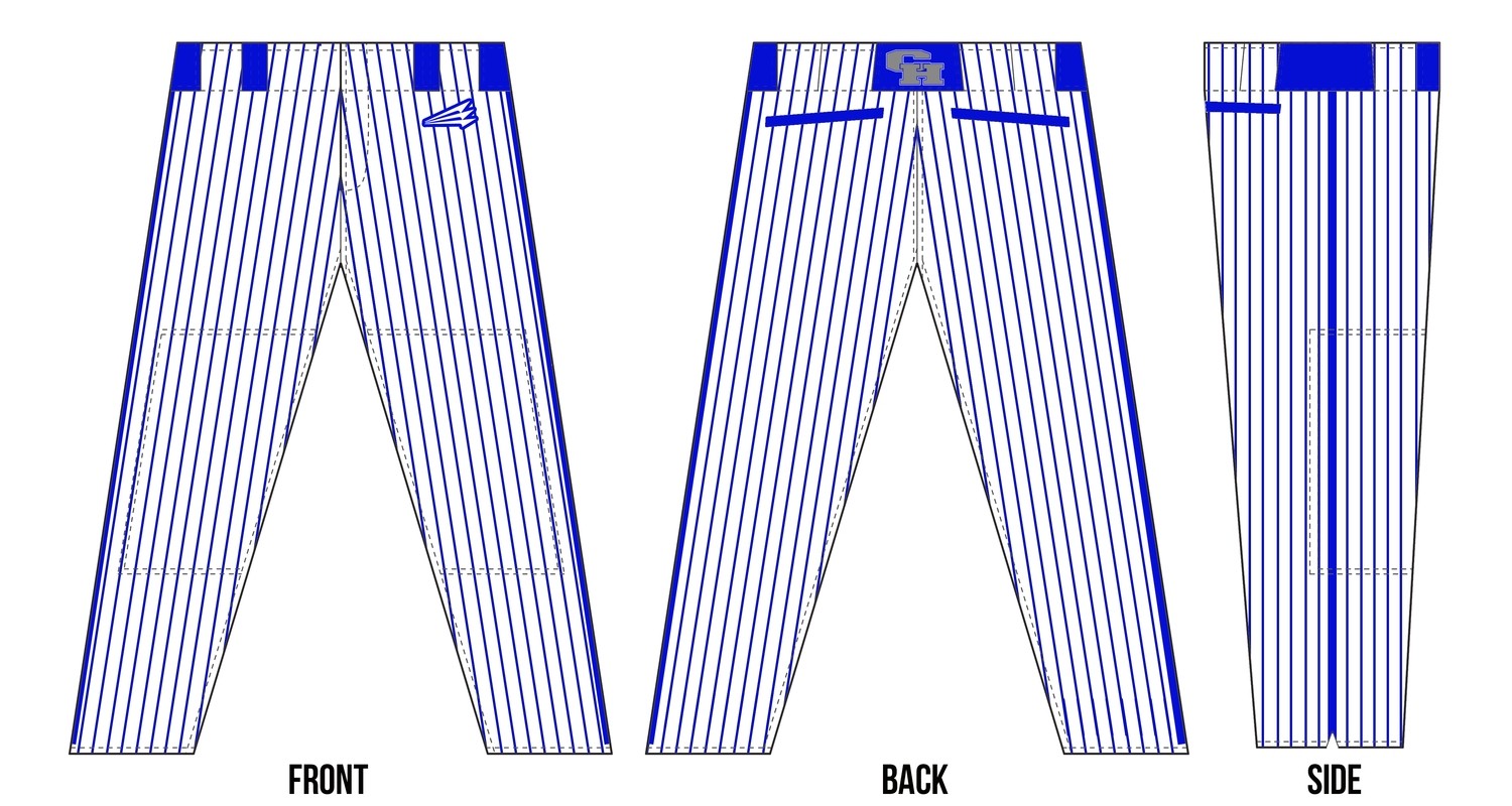 Colbert County Heights Baseball Custom Pants #3