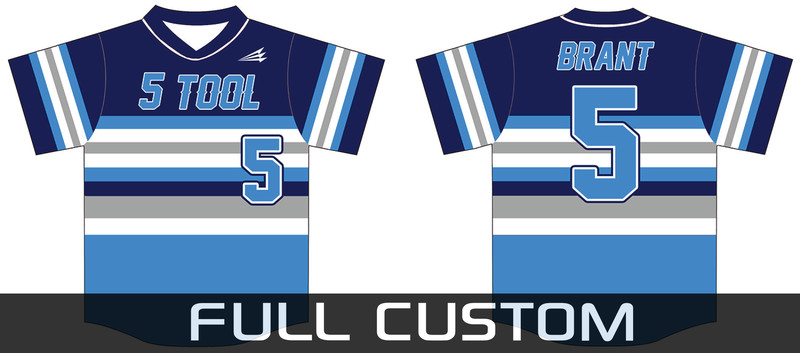 Midwest 5 Tool Baseball Custom Jersey Design #1