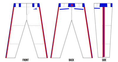 Beach Bashers Custom Stacheman Elite Pants #SM2