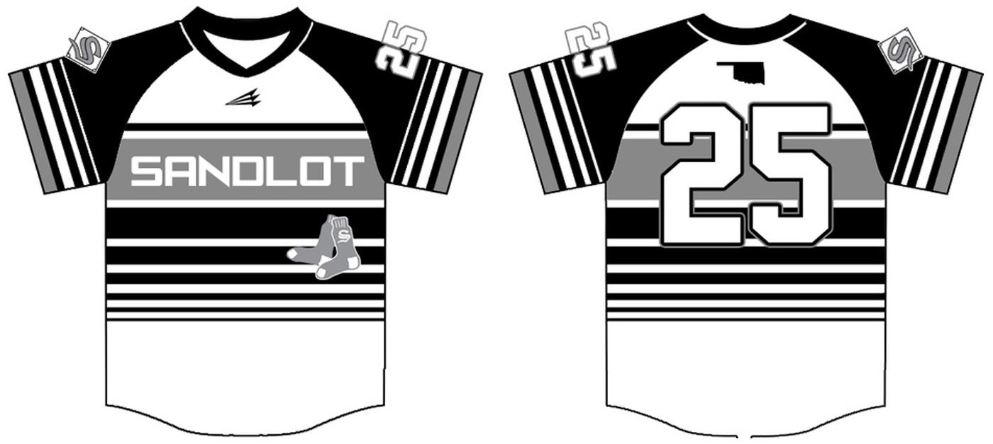 Sandlot Sox Baseball Custom Jersey #1b2