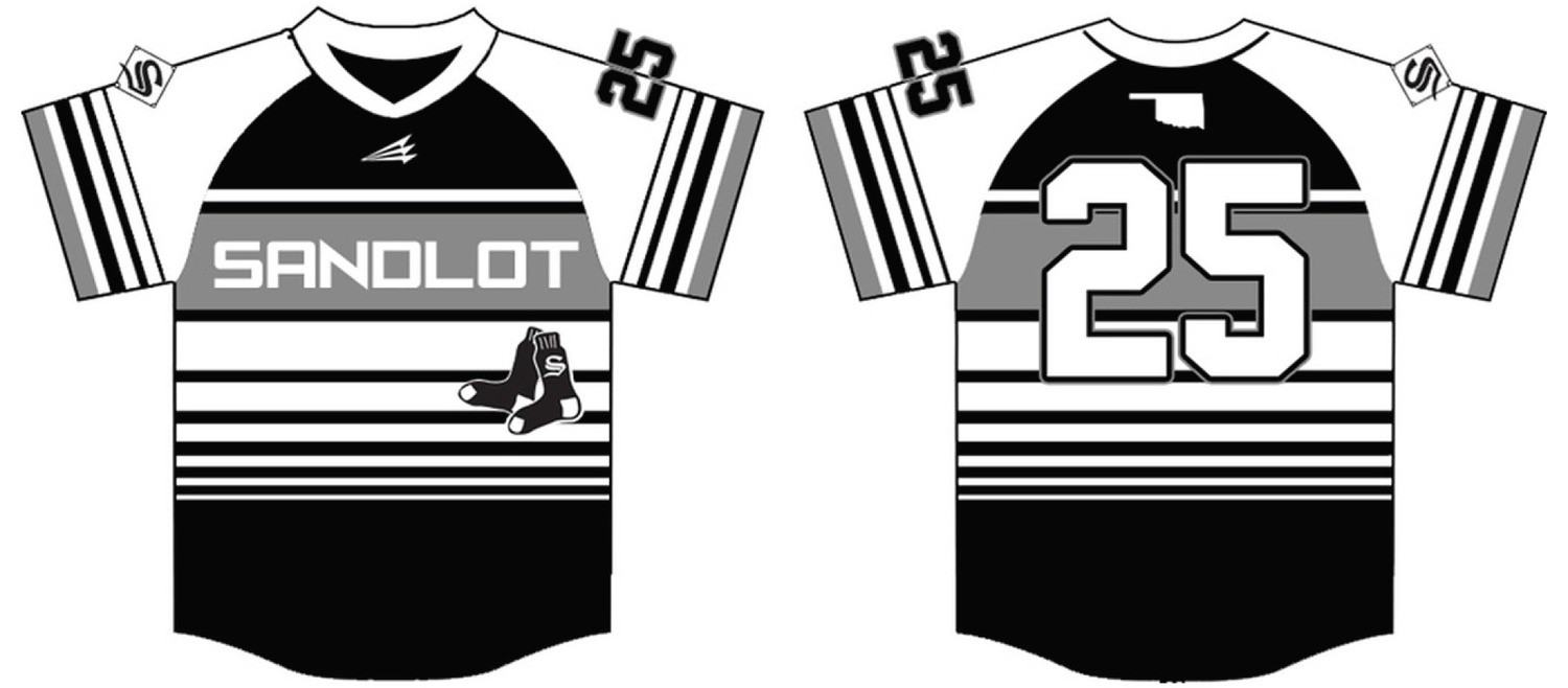 Sandlot Sox Baseball Custom Jersey #1d2