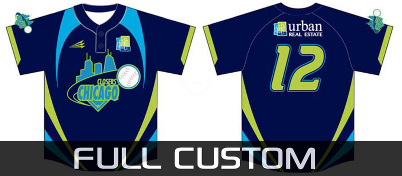 Chicago Closers Baseball Custom Jersey Design #A