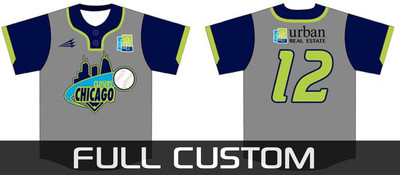 Chicago Closers Baseball Custom Jersey Design #B