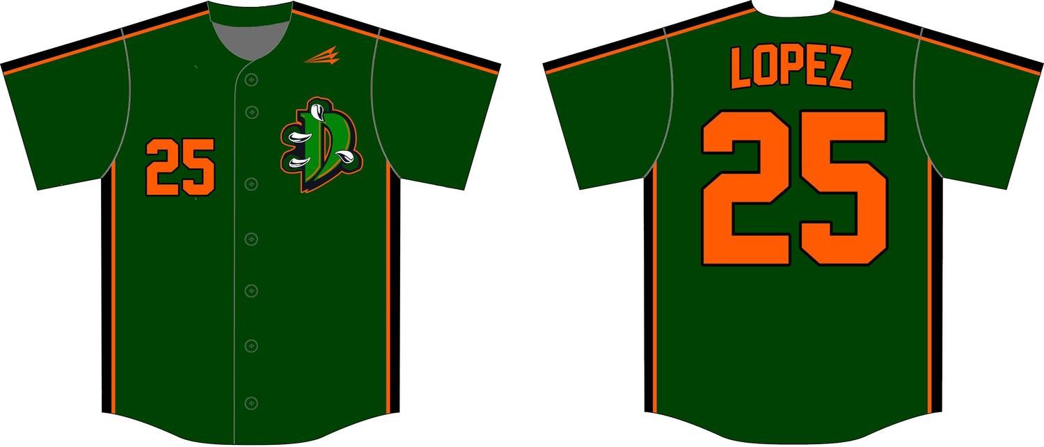 Northeast Dragons Baseball Custom Jersey Design #6b