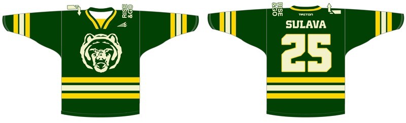 Elevant Bears Custom Hockey Jersey #1