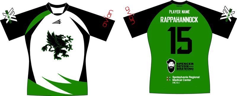 Rappahannock RFC Custom Classic Rugby Jersey #J6c