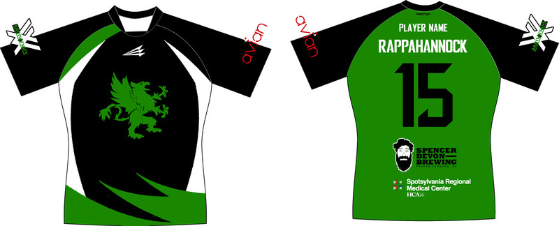 Rappahannock RFC Custom Classic Rugby Jersey #J7c
