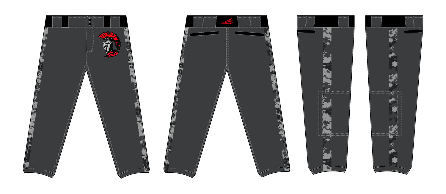 Spartans (RASMUSSEN)  Custom Fastpitch Pants #FP1