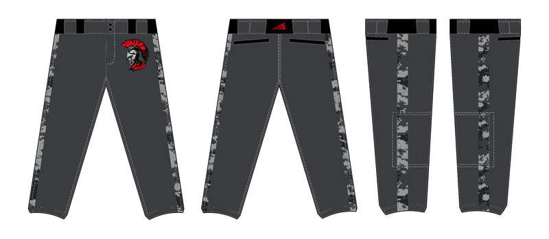 Spartans (RASMUSSEN)  Custom Fastpitch Pants #FP1