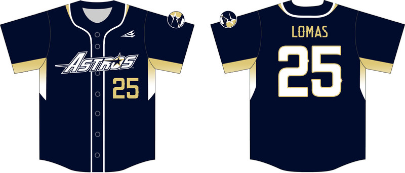 Oak Cliff Astros Custom HexaFlex Baseball Jersey #J4b