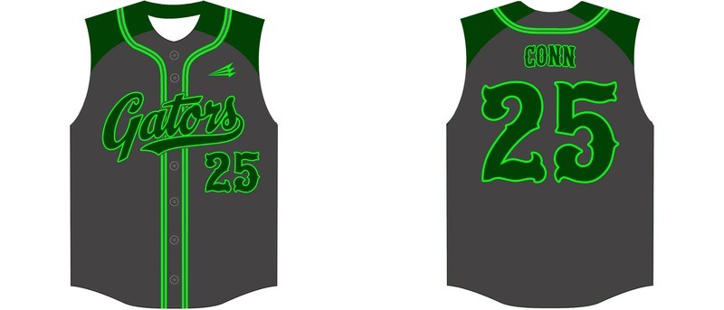 Sabine County Gators Custom Baseball Jersey #2b