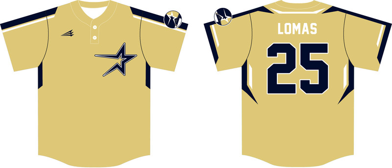 Oak Cliff Astros Custom HexaFlex Baseball Jersey #J5b