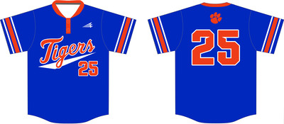 Austin United Tigers Custom HexaFlex Baseball Jersey #J1c