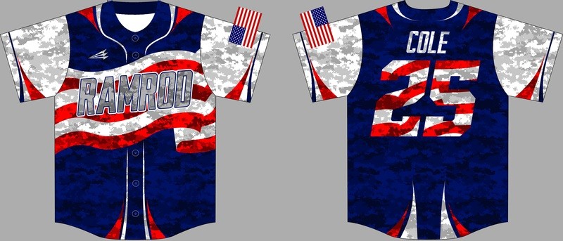 Ramrod Custom Softball Jersey 1A