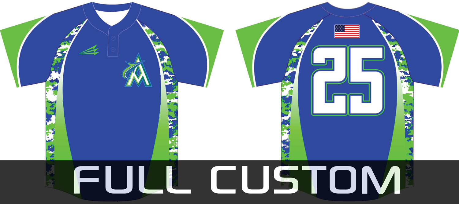 Midland Aces Baseball Custom Jersey Design #1