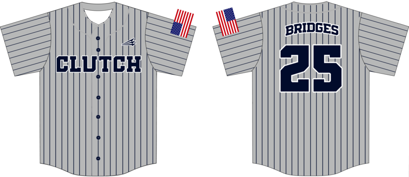 Clutch Baseball (Armstrong) Custom HexaFlex Baseball Jersey #J1