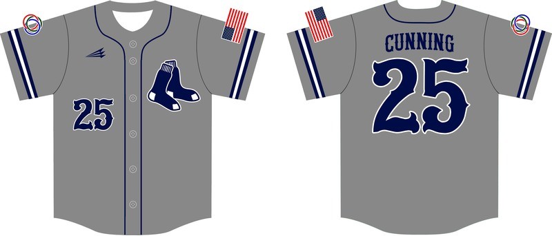 Athalonz Blue Sox Custom Baseball Jersey Design #2C