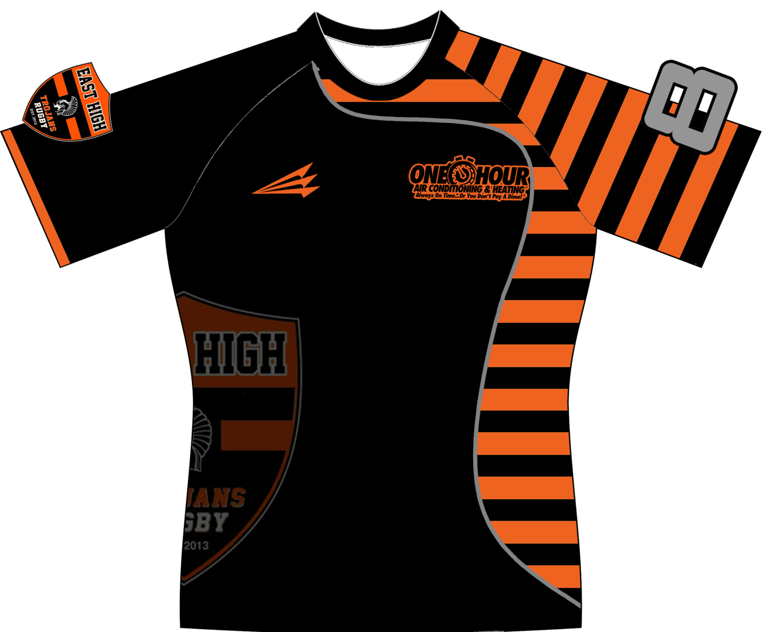 Waterloo East High Rugby Jersey