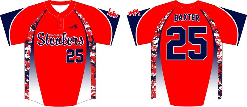 Flagstaff Stealers Custom Baseball Jersey Design #1B