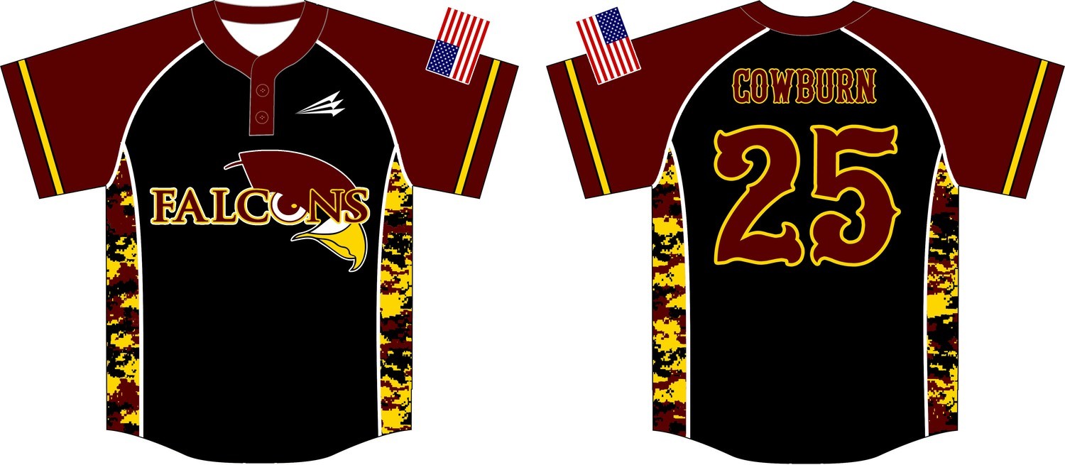Finger Lakes Falcons Custom Baseball Jersey #4