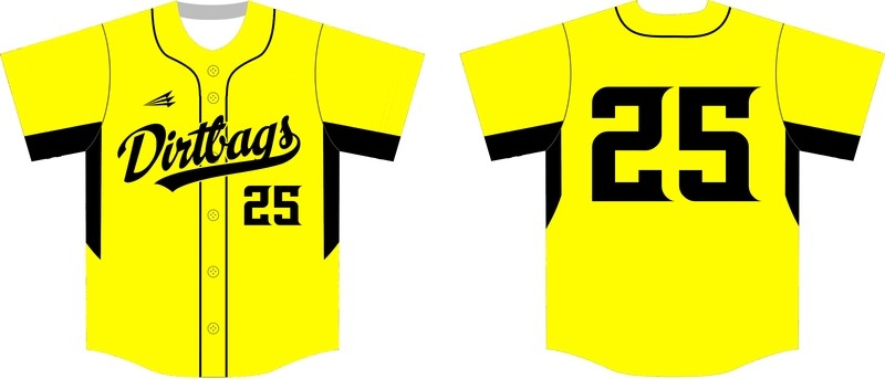 Dirtbags (Pablo) Custom Baseball Jersey #1B