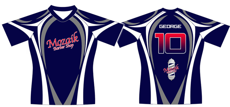 Mozaik Barber Shop Flag Football Jersey