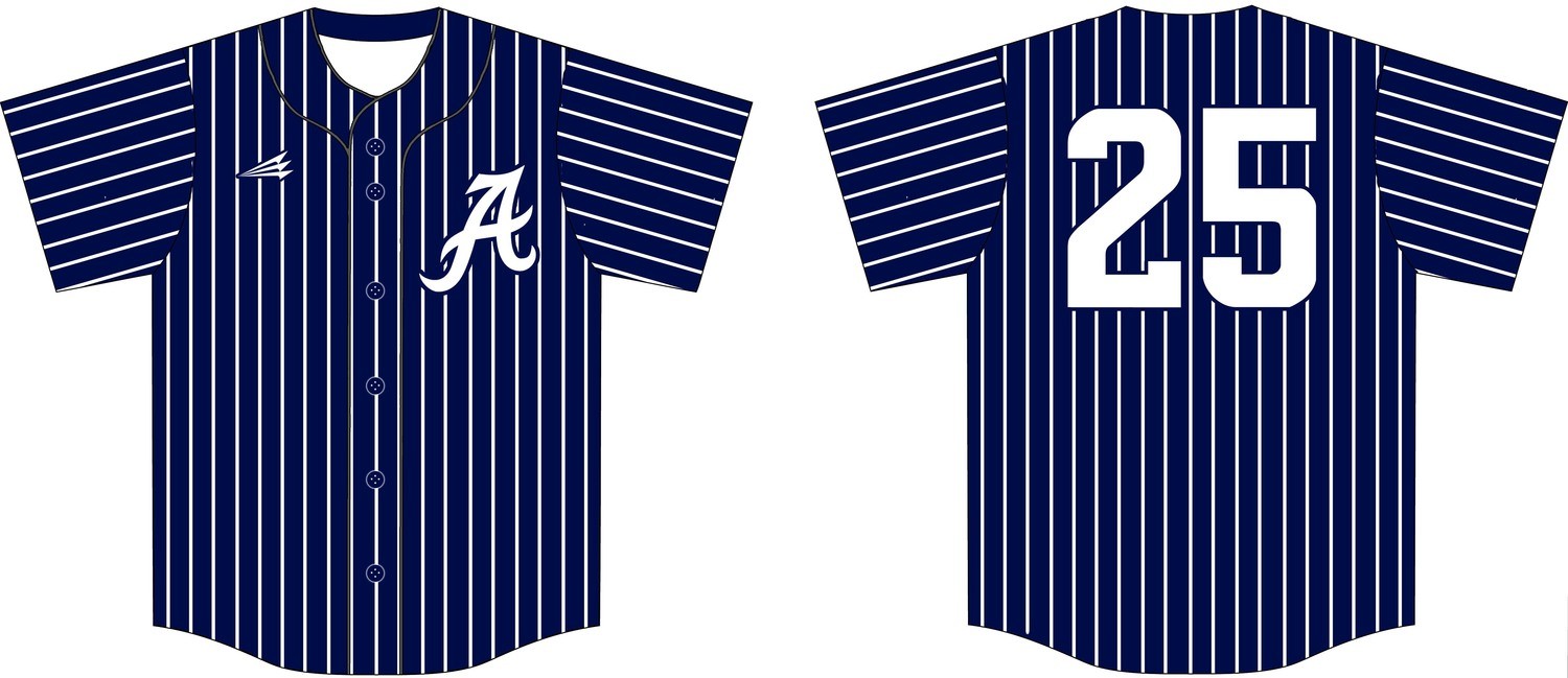 Abingdon High School Custom Baseball Jersey #2