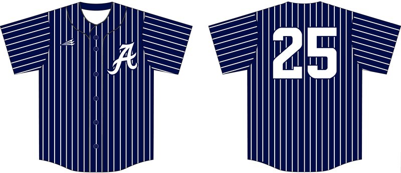 Abingdon High School Custom Baseball Jersey #2