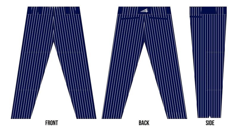 Abingdon High School Custom Baseball Pants #2B