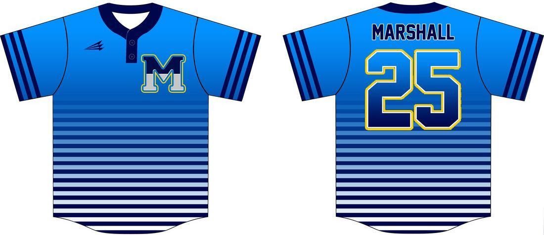 Marina Vikings Custom Baseball Jersey Design #6d