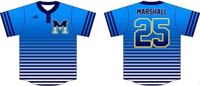 Marina Vikings Custom Baseball Jersey Design #6d