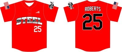 Warriors Steel Custom Baseball Jersey #2C