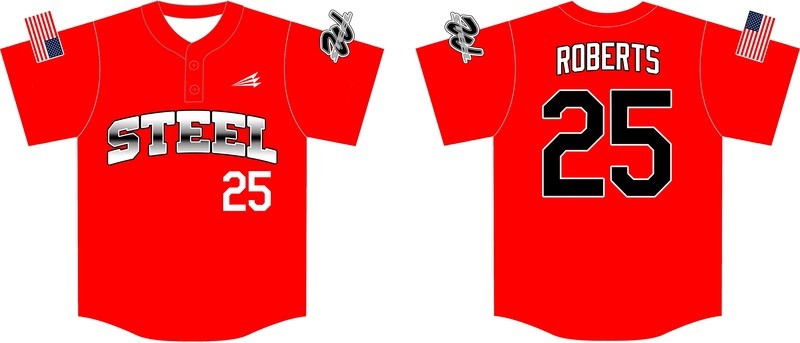 Warriors Steel Custom Baseball Jersey #2C