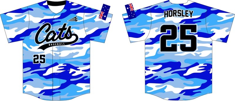 Carine Cats Baseball Custom Jersey Design #9 (No Sponsor)