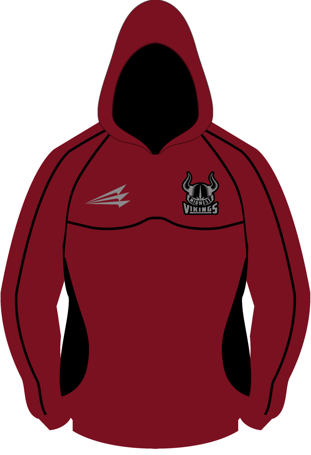 Midwest Vikings Winterproof Sublimated Hoodie