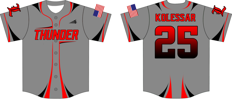 Lakeshore Thunder Custom Baseball Jersey 5