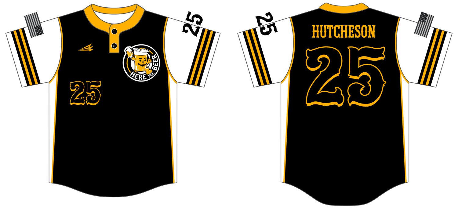 Here for Beer Custom NanoDri Baseball Jersey #J4