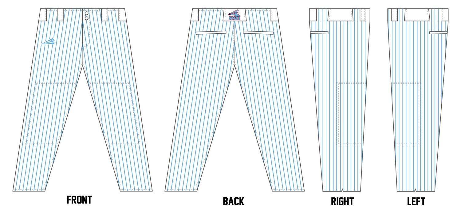 RBI Baseball (Cuyler) Custom Athletic Baseball Pant #BP17B